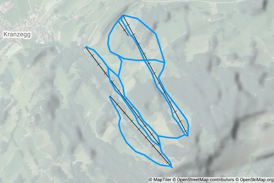 Adelharz- und Breitensteinlifte (Kranzegg am Grünten) skimap