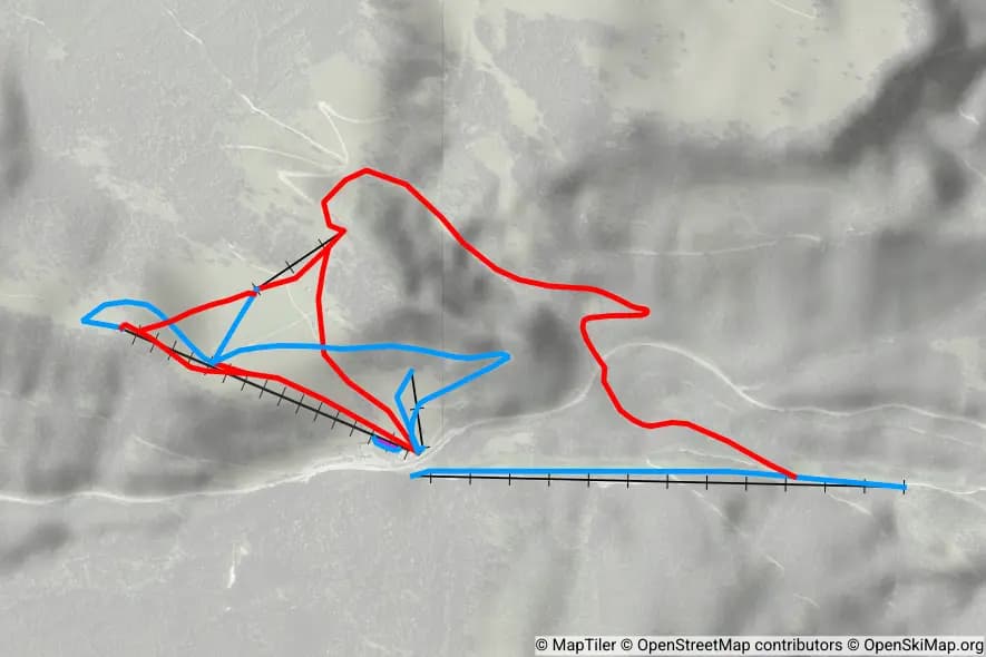 Niederalpl piste map