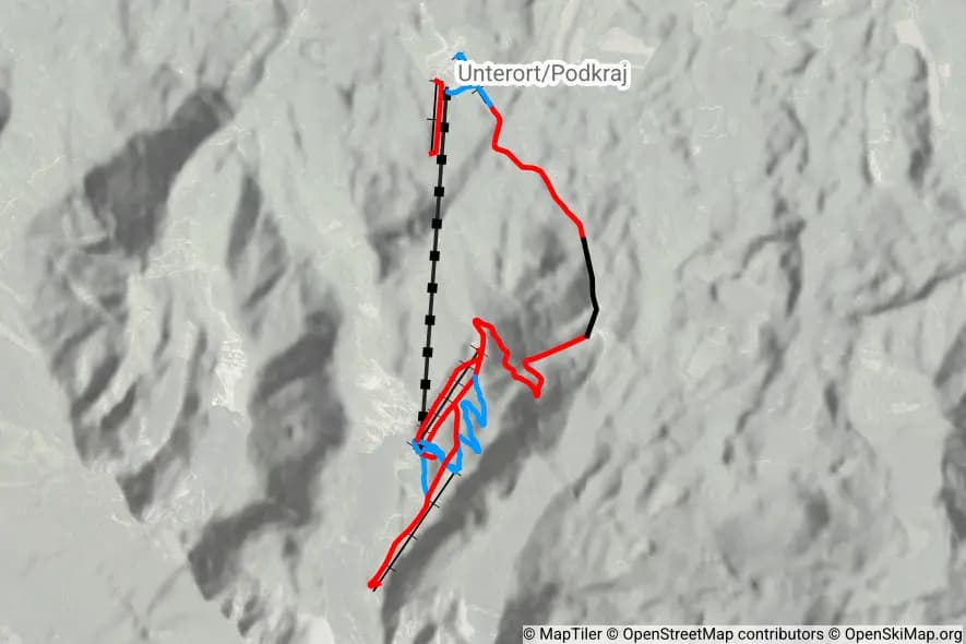 Skigebiet Petzen skimap