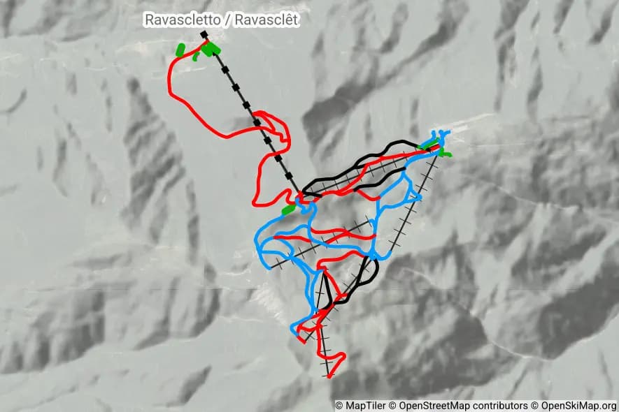 Zoncolan, Çoncolan skimap