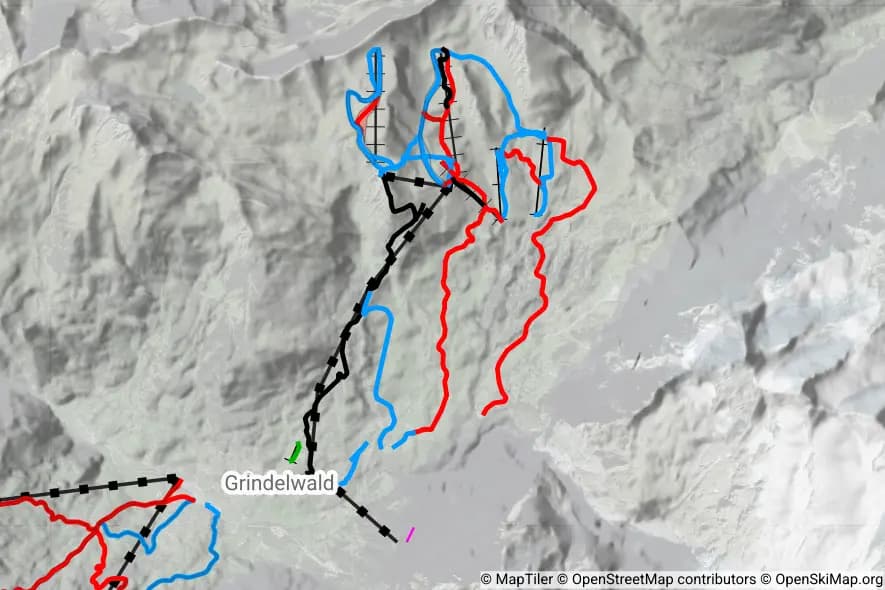 Grindelwald First skimap