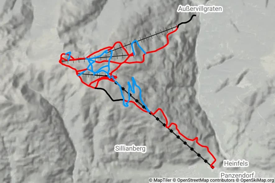 Sillian - Hochpustertal skimap