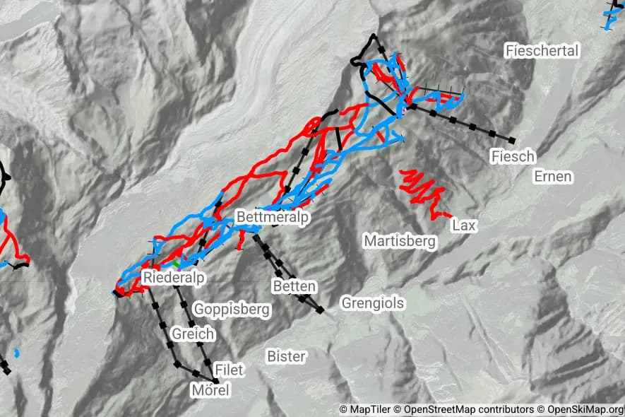 Aletsch Arena skimap