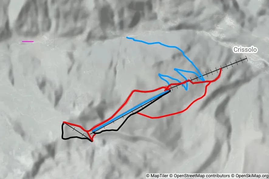 Crissolo - Monviso Ski skimap