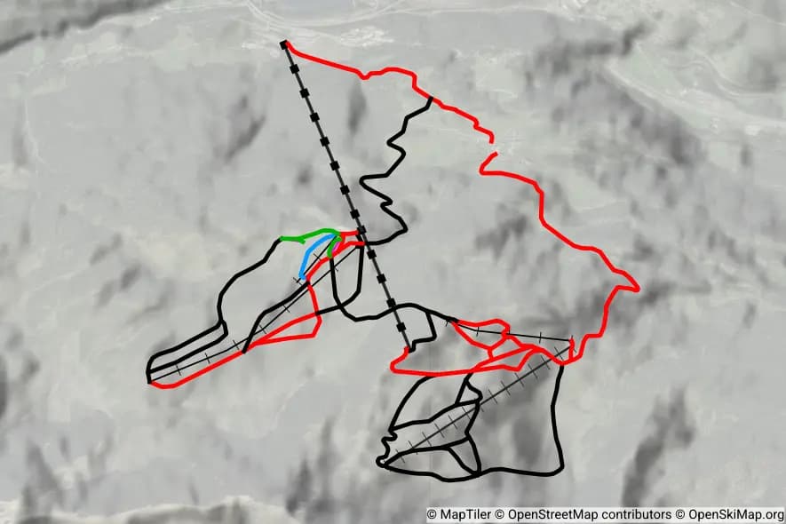 Airolo Pesciüm piste map