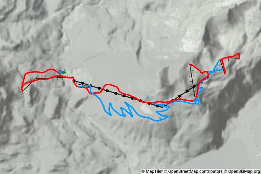Skigebiet Loser-Altaussee skimap