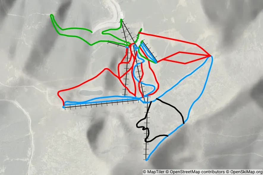 Estación de esquí de Valdezcaray piste map