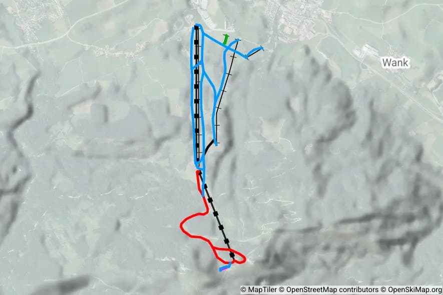 Nesselwang - Alpspitzbahnen skimap