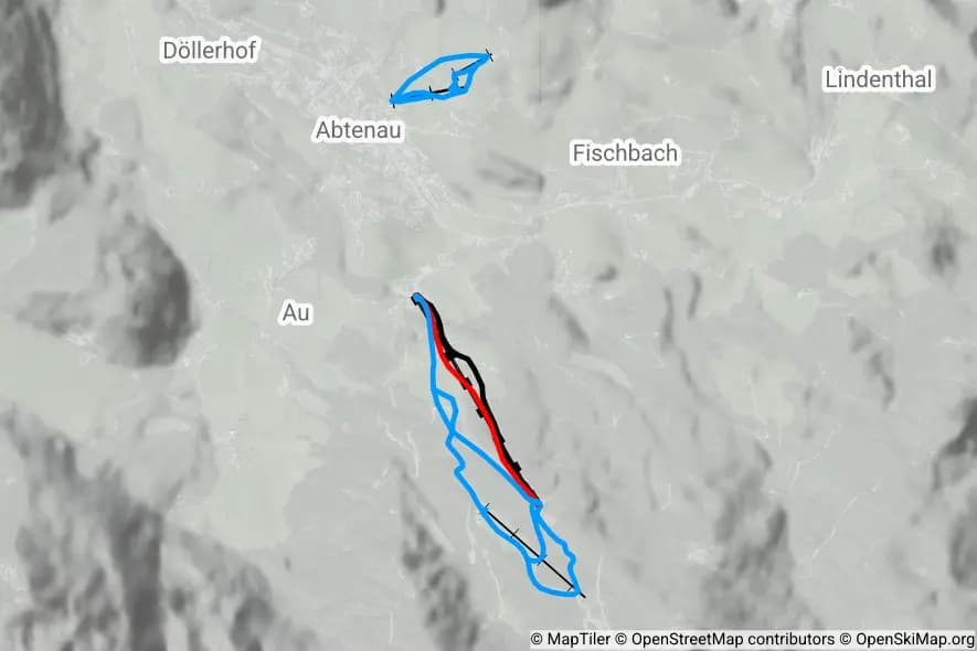 Karkogel - Abtenau skimap