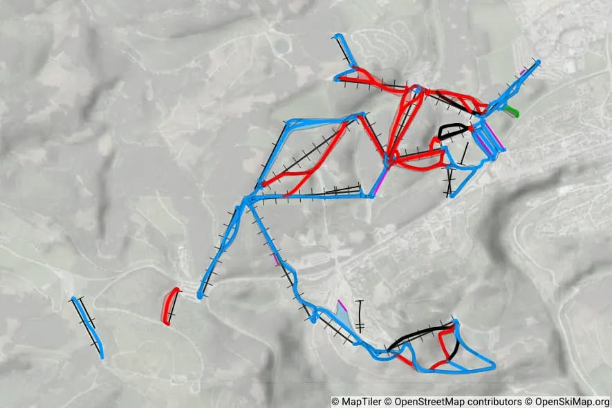 Skiliftkarussell Winterberg skimap