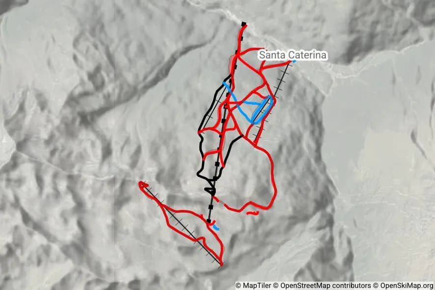 Santa Caterina skimap