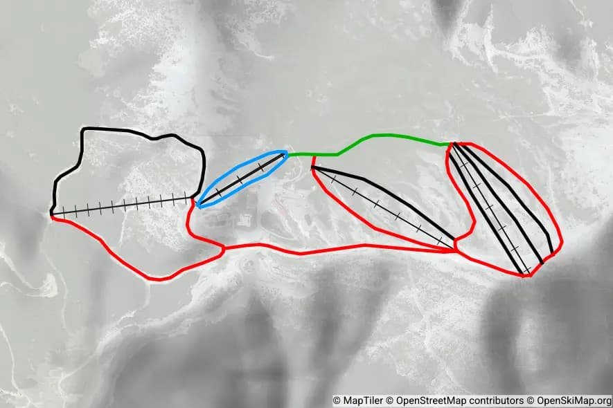 Campocatino piste map