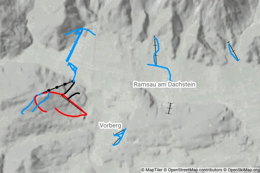 Ramsau am Dachstein skimap