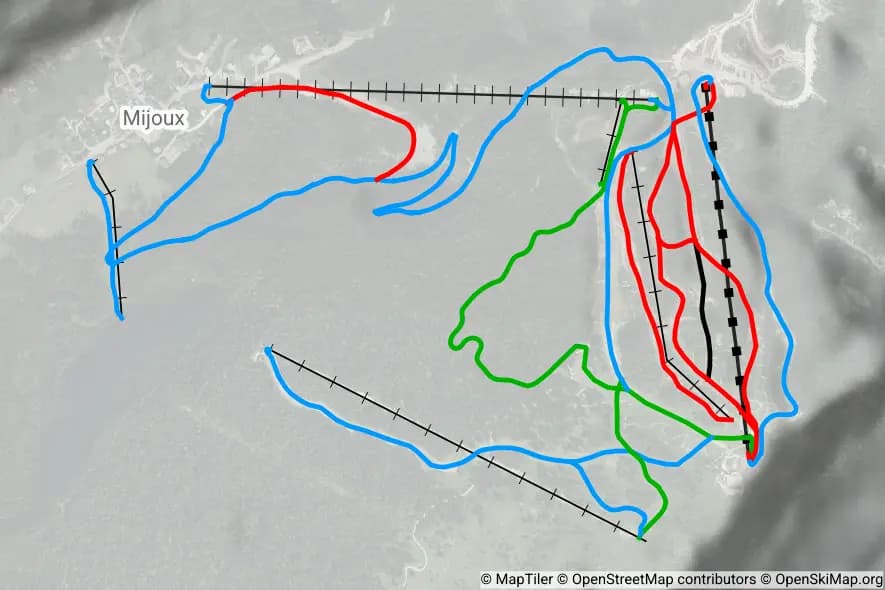 Mijoux - La Faucille skimap
