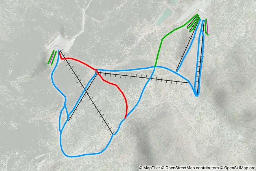 Javalambre piste map