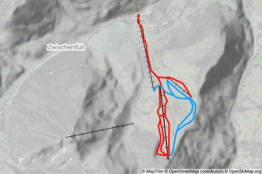 Wiriehorn piste map