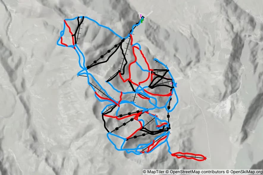Roccaraso - Rivisondoli skimap