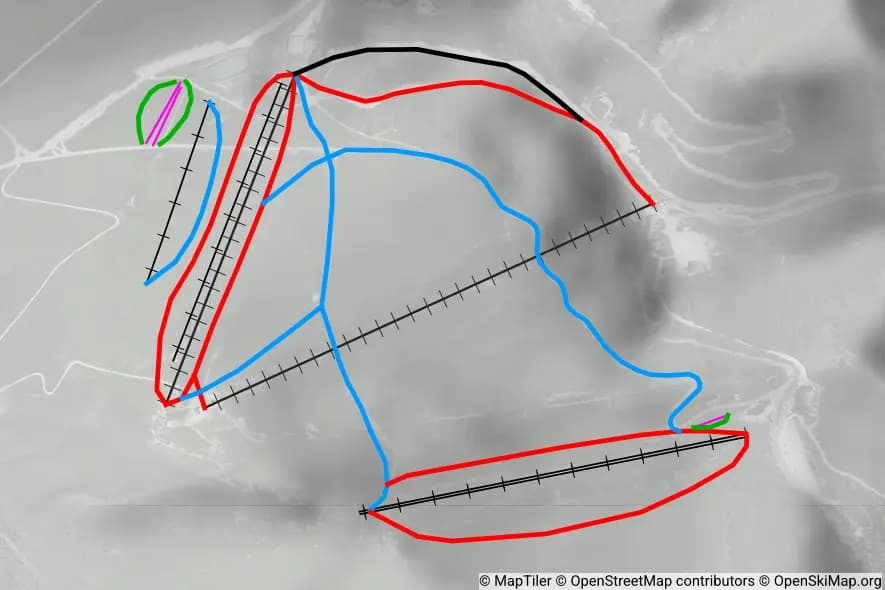 Sarnano - Sassotetto piste map