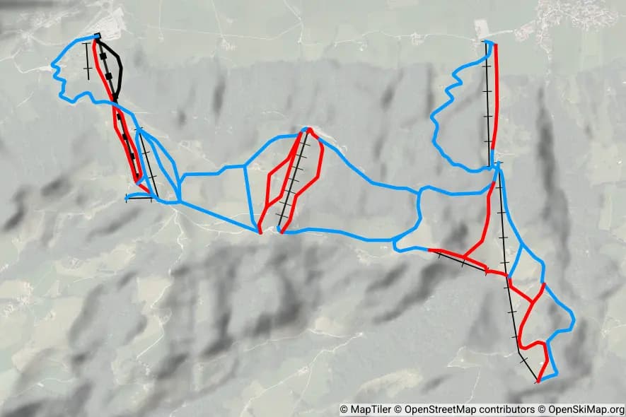 Hinterstaufen skimap