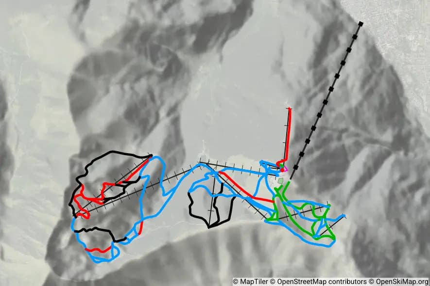 Superbagnères skimap