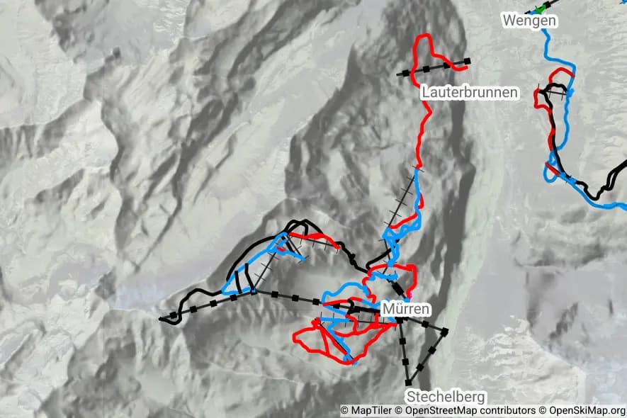 Mürren/Schilthorn skimap