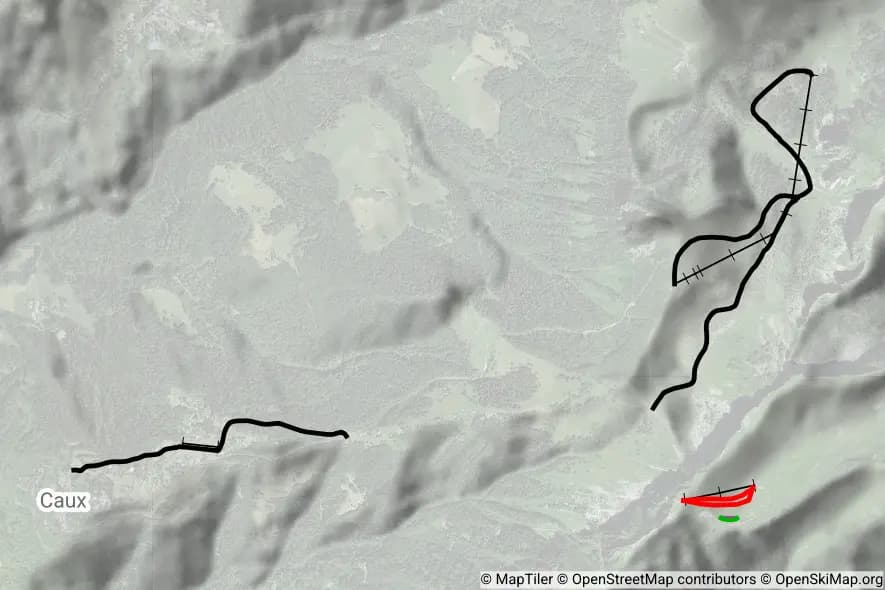 Rochers-de-Naye skimap