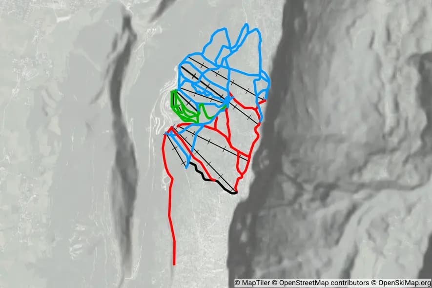 Montagnes de Lans skimap