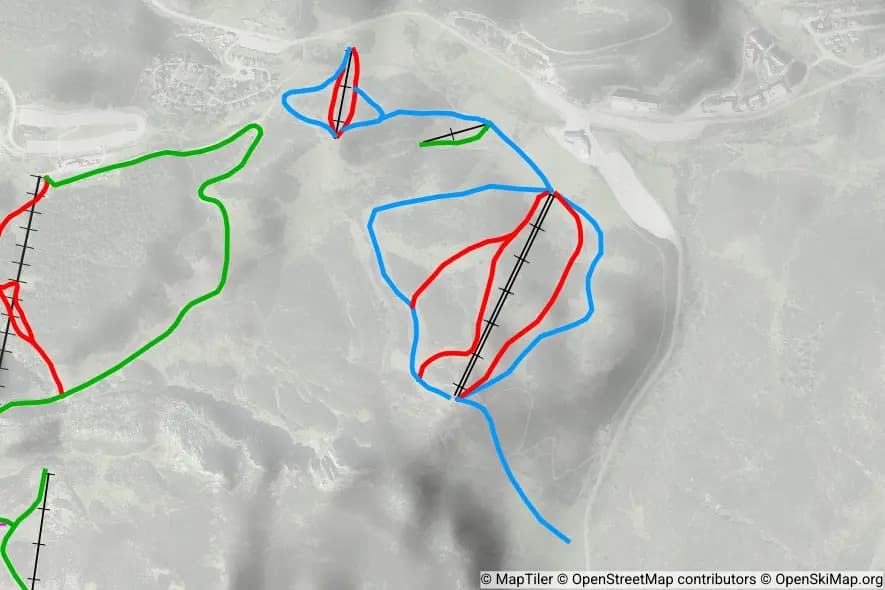 Estación Invernal y de Montaña San Isidro (Sector Riopinos) piste map