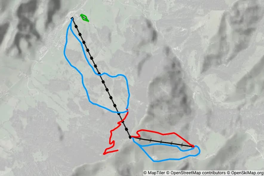 Marbachegg piste map
