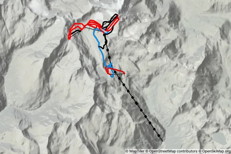 Mölltaler Gletscher skimap