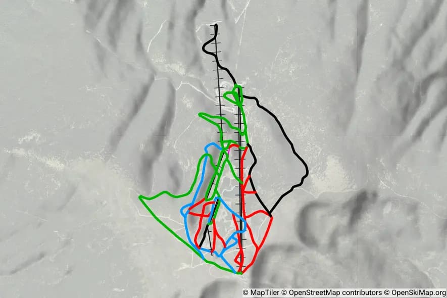 Estació d'esquí de Port-Ainé skimap