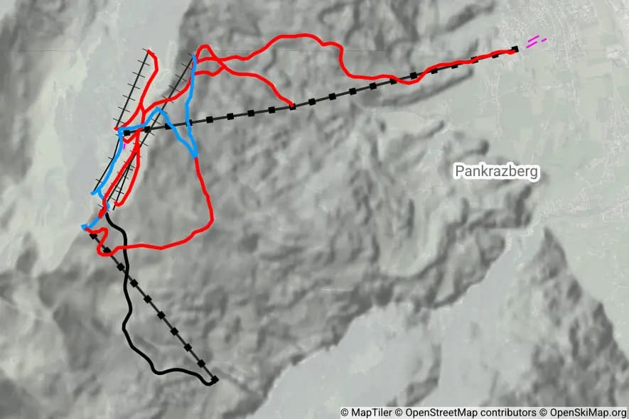Spieljoch - Fügen skimap