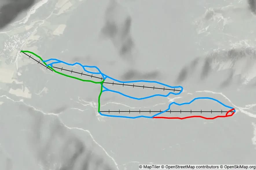 Lus la Jarjatte skimap