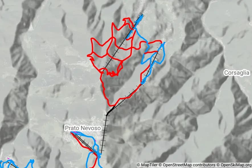 Frabosa Soprana skimap