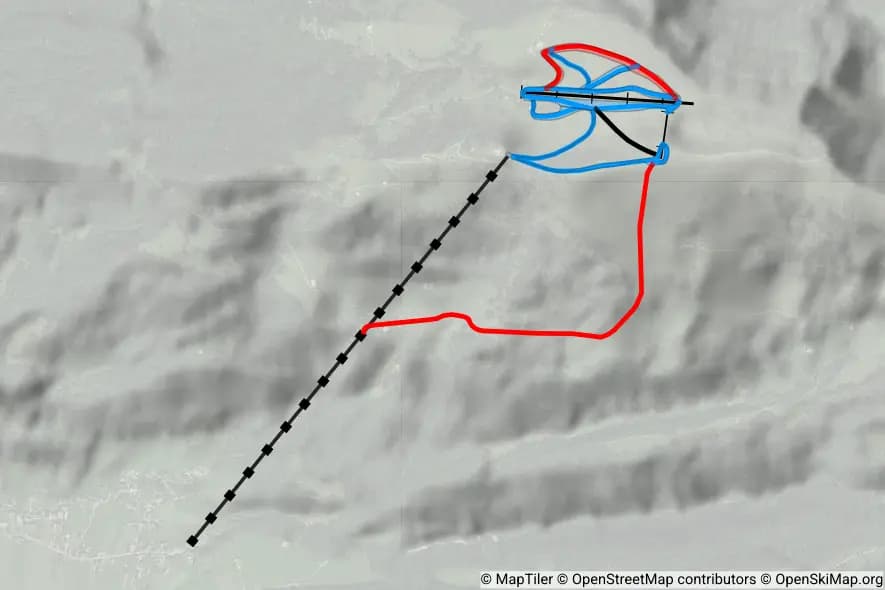 Niedere Andelsbuch-Bezau skimap