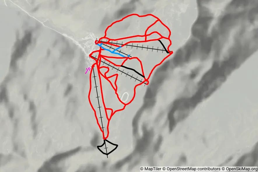 Planneralm piste map