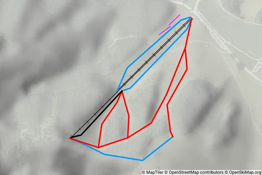 Teichalm Lifte skimap