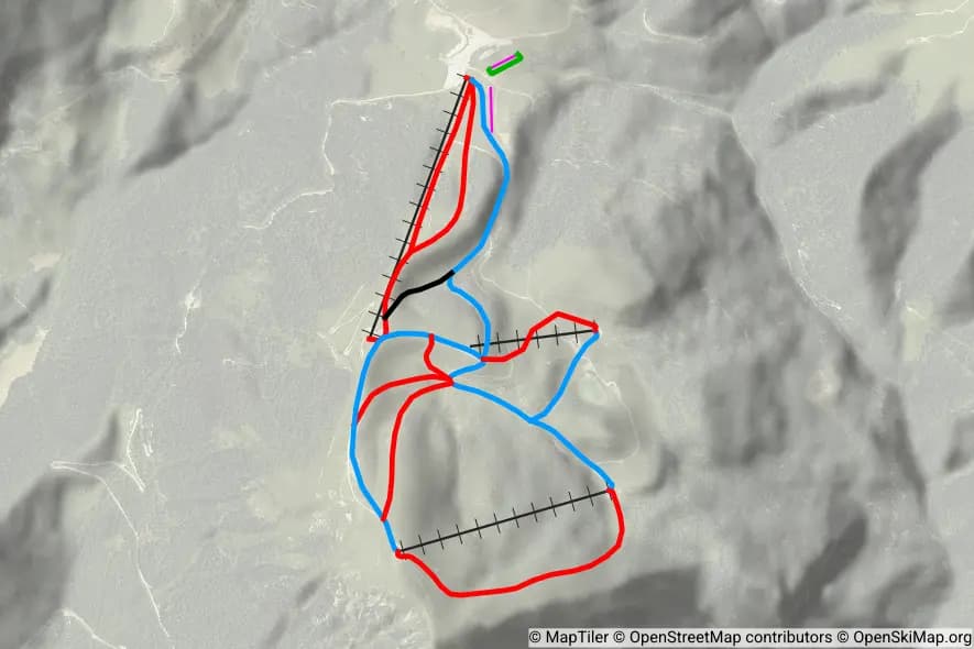 Lagorai piste map