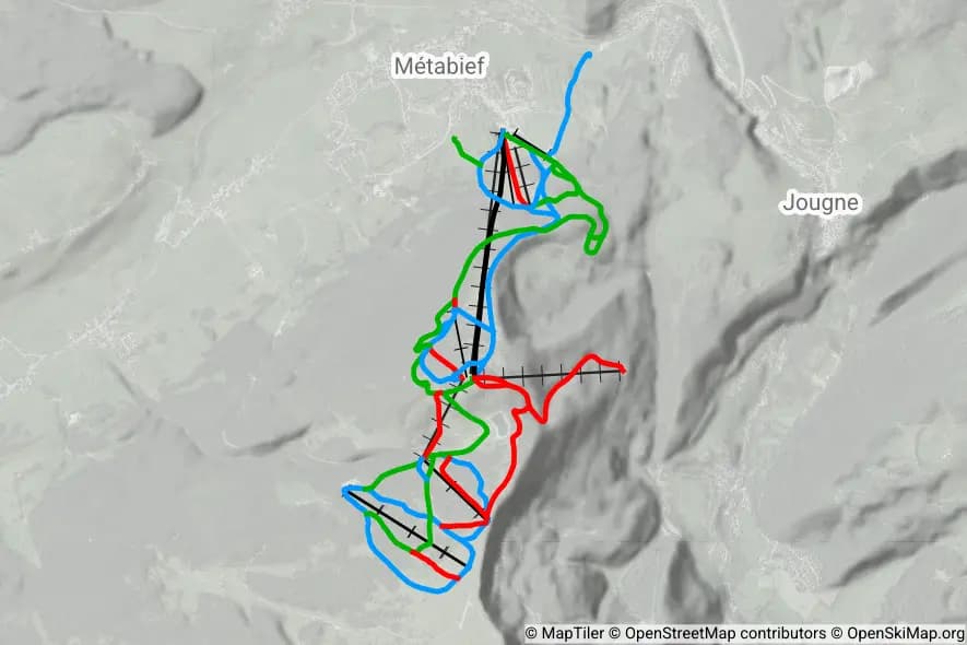 Metabief - Mont d'or skimap