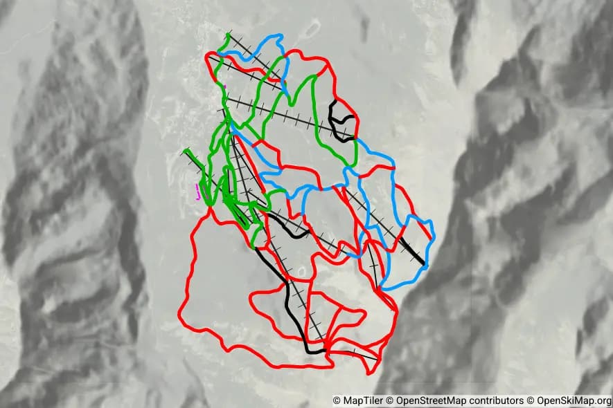 Les Orres skimap