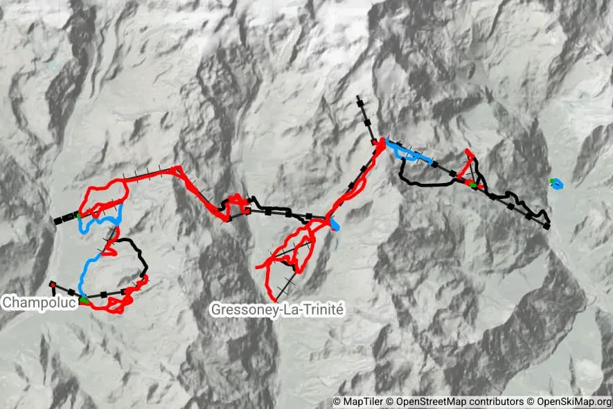 Monterosa Ski skimap
