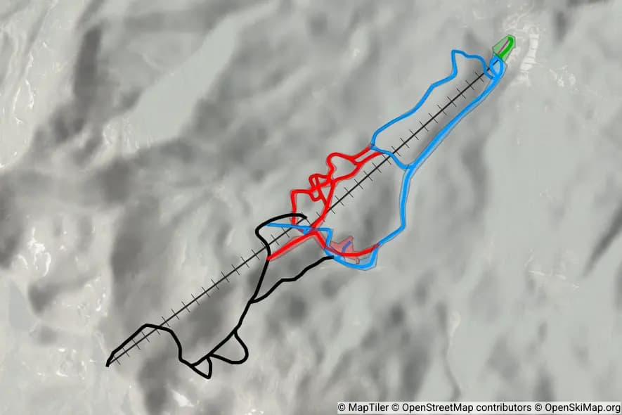 Area Sciisitica Febbio - Rescadore skimap