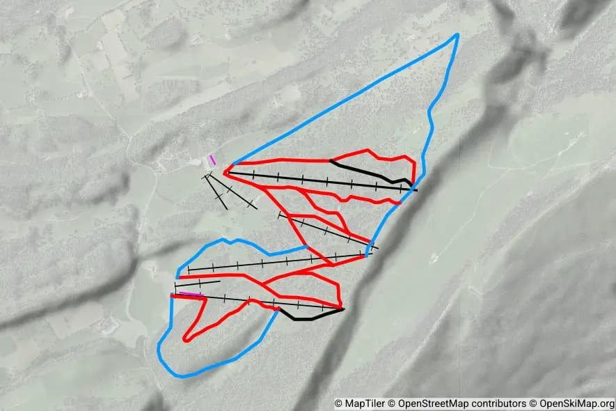 Bugnenets-Savagnières piste map
