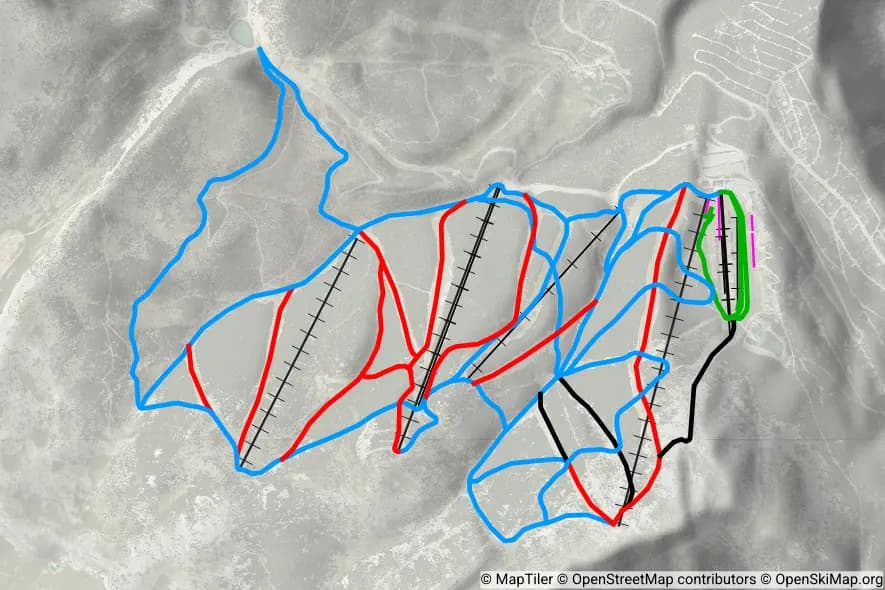 Estació d'esquí Port del Comte skimap