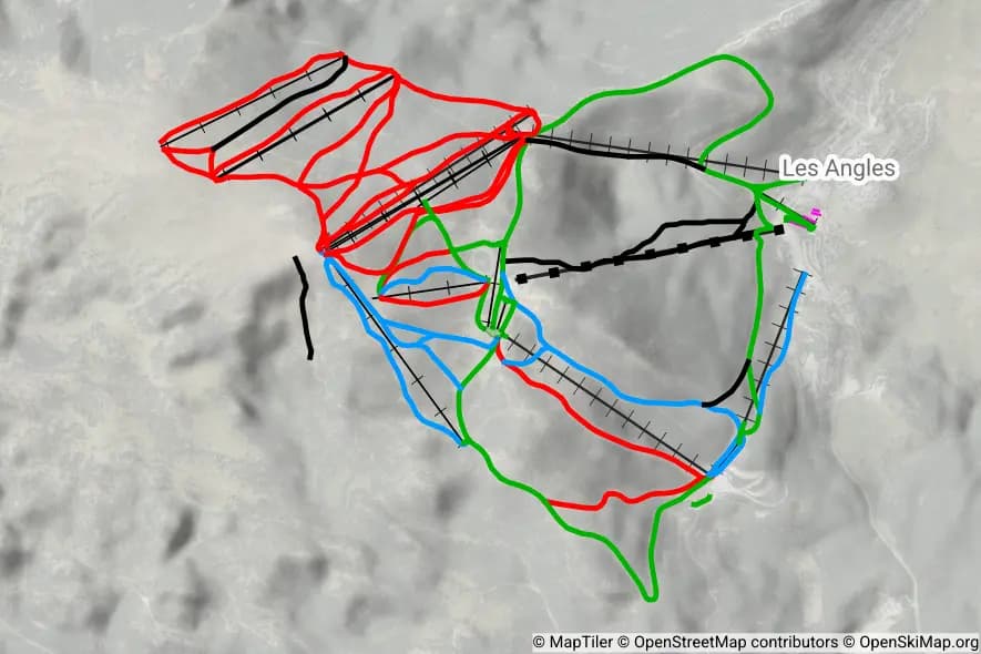 Les Angles, Els Angles skimap