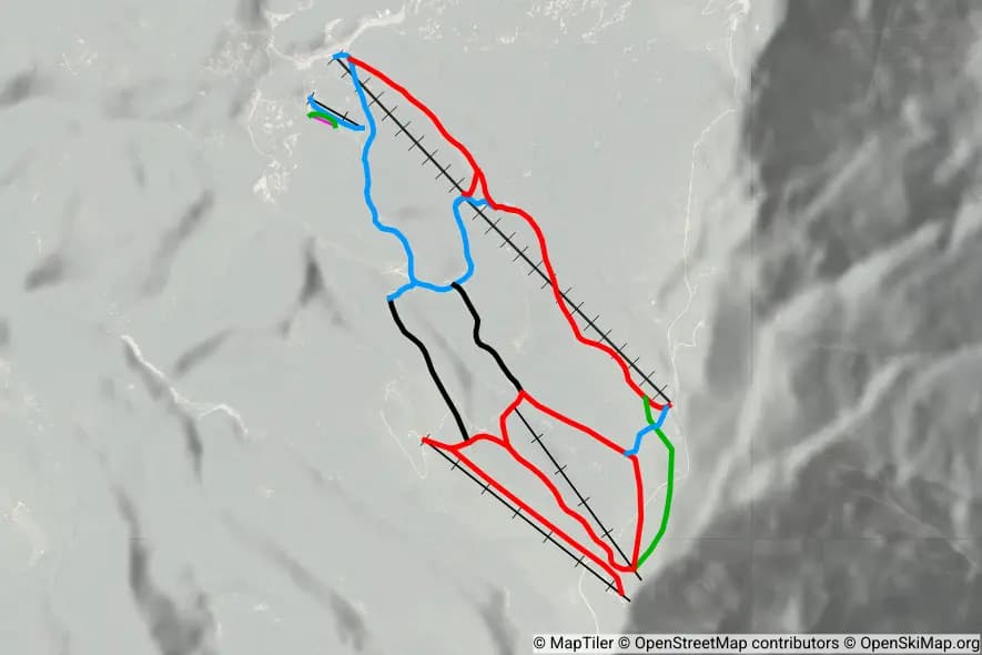 Alpe del Nevegal skimap
