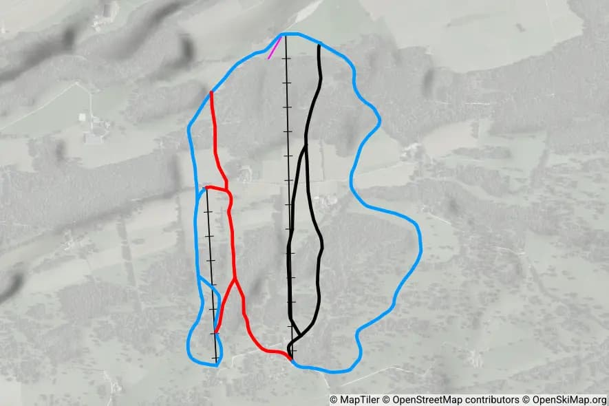 Tramelan piste map