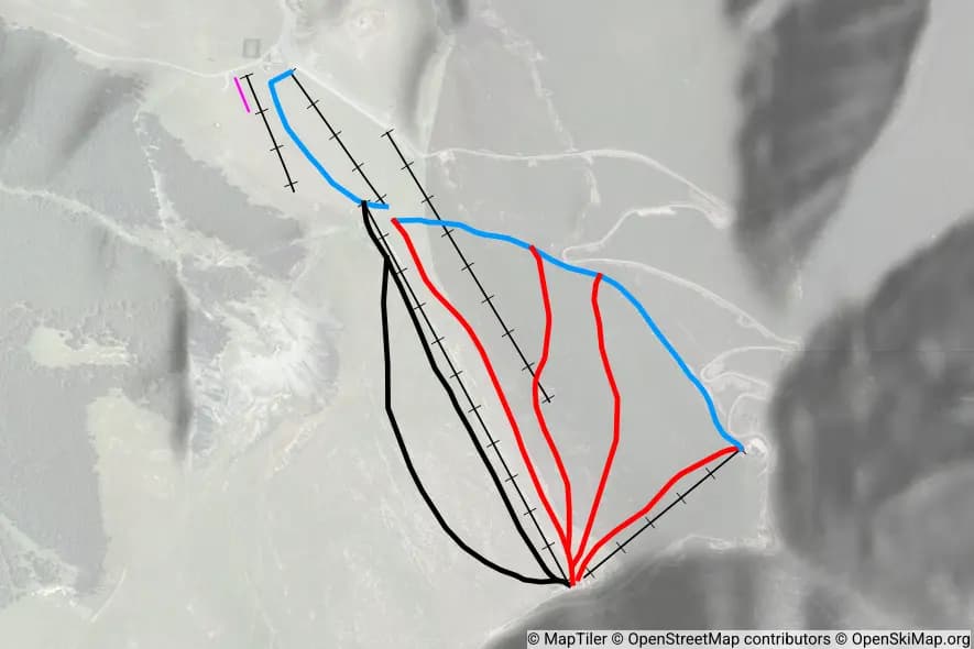 La Maielletta skimap