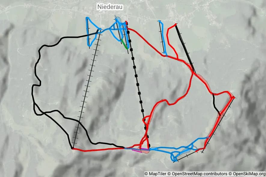 Niederau (Wildschönau) skimap