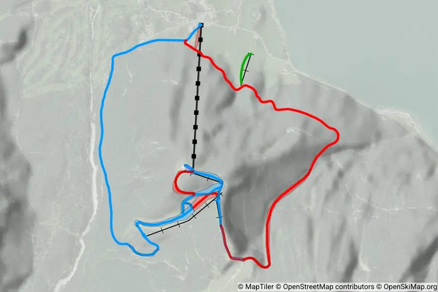 Karwendel Bergbahn skimap